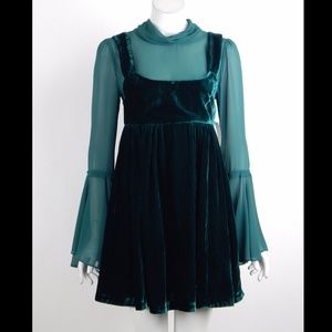 🚫🚫Sold🚫🚫 Free People Counting Stars Mini Dress